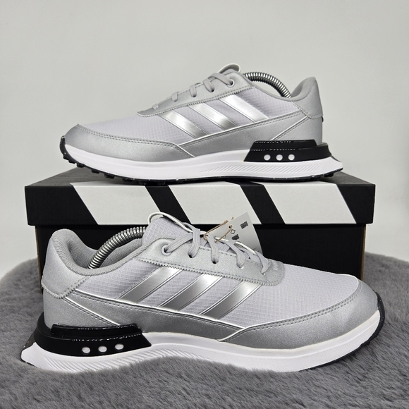 New adidas S2G 24 Spikeless Golf Grey Silver Metallic Women's Shoes Size 9 - Picture 4 of 8
